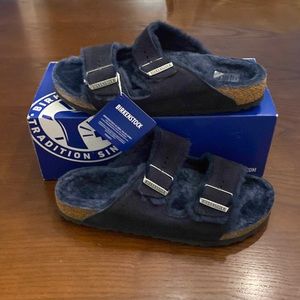 Birkenstock Arizona Shearling Midnight